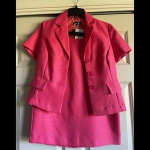 Misses two-piece blazer and skirt set
